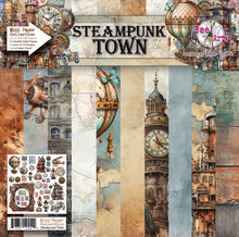 Load image into Gallery viewer, Steampunk Town - Mini Collection Paper Pack