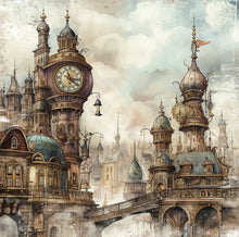 Load image into Gallery viewer, Steampunk Town - Mini Collection Paper Pack