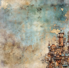 Load image into Gallery viewer, Steampunk Town - Mini Collection Paper Pack