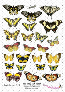 Butterfly A4 Cut Apart  Bundle