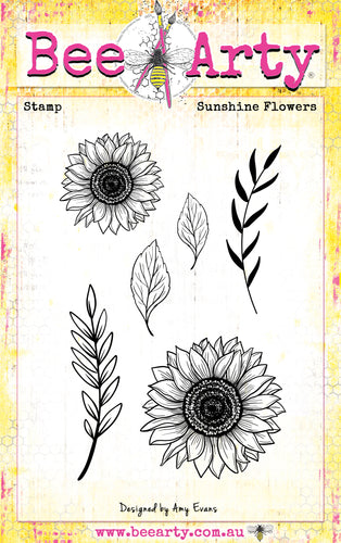 Sunshine Flowers - Clear Stamp Set