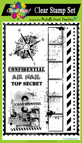 Confidential - Clear Stamp Set
