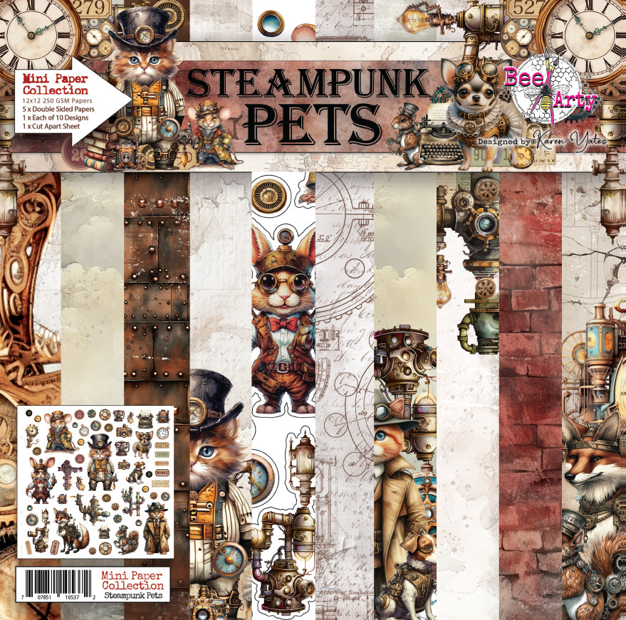 Steampunk Pets - Mini Collection Paper Pack