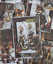 Load image into Gallery viewer, Steampunk Pets Card Kit