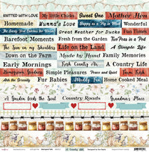 Load image into Gallery viewer, Barnyard Talk - 12"x12" Scrapbooking Paper