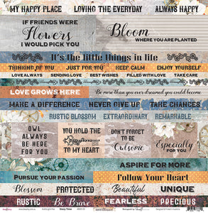 Rustic Blossom - Paper Collection Pack