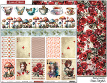 Load image into Gallery viewer, Tea and Cards - 12&quot;x12&quot; Scrapbooking Paper