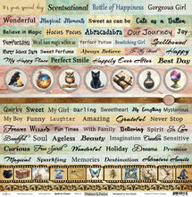 Load image into Gallery viewer, Spells &amp; Chants - 12"x12" Scrapbooking Paper
