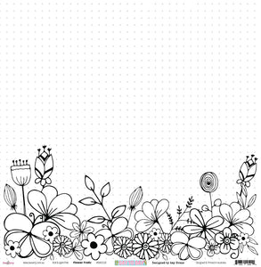 Flower Frolic - 12"x12" Scrapbooking Paper