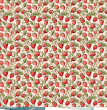 Load image into Gallery viewer, Strawberry Patch - 12"x12" Scrapbooking Paper