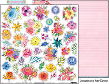 Load image into Gallery viewer, Bloom Bright - 12&quot;x12&quot; Scrapbooking Paper