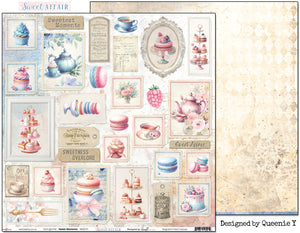 Sweet Moments - 12"x12" Scrapbooking Paper