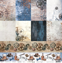 Load image into Gallery viewer, Gentleman - 12&quot;x12&quot; Scrapbooking Paper