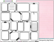 Load image into Gallery viewer, Notes - 12&quot;x12&quot; Scrapbooking Paper