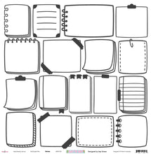Load image into Gallery viewer, Notes - 12&quot;x12&quot; Scrapbooking Paper