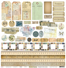Load image into Gallery viewer, Rulers - 12&quot;x12&quot; Scrapbooking Paper