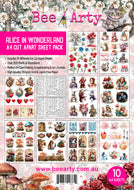 A4 CUT APART BUNDLE - Alice In Wonderland
