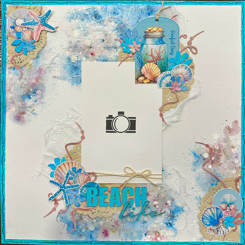 Beach Life Single Page Layout Kit