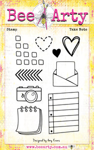 Take Note - Clear Stamp Set