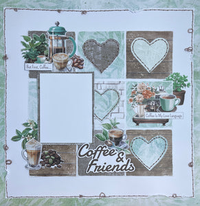 Coffee & Friends Single Layout Kit