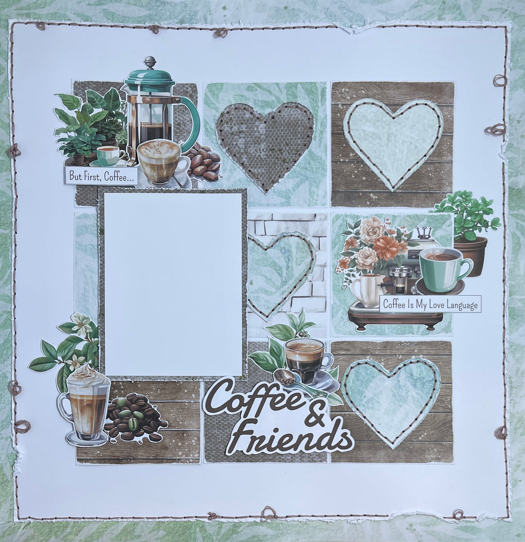 Coffee & Friends Single Layout Kit