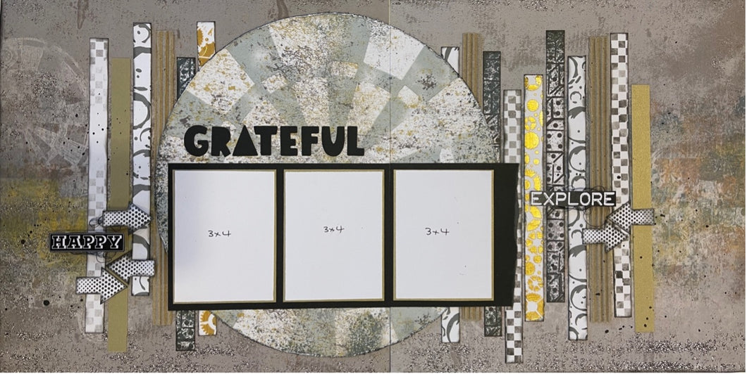 Grateful Double Page Layout Kit