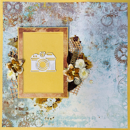 Cogs n Blooms Single Page Layout Kit