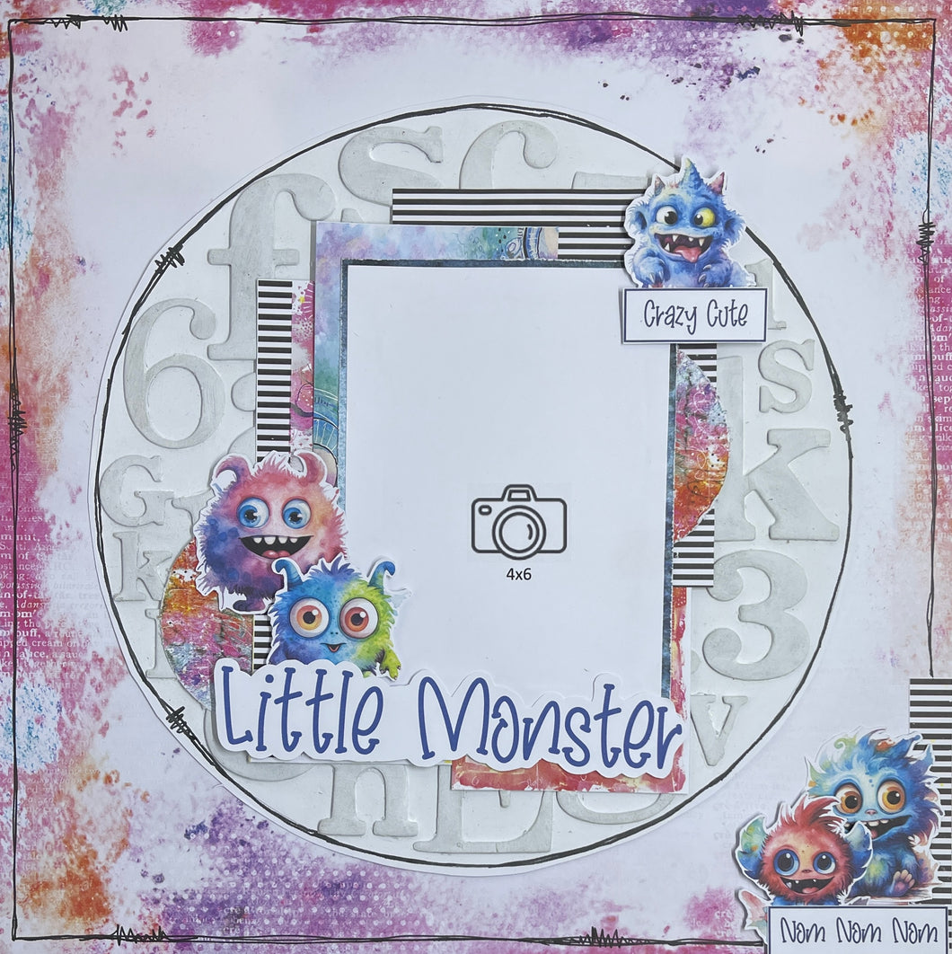 Little Monster Single Page Layout Kit