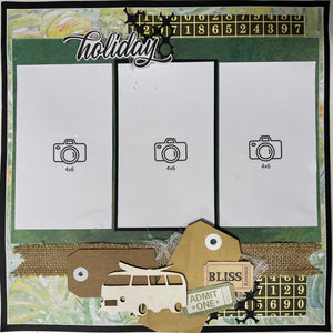 Holiday single Page Layout Kit