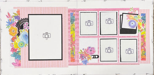 Pretty Pink Double Page Layout Kit
