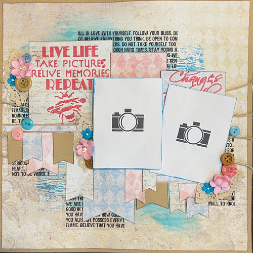 Live Life Single Page Layout Kit