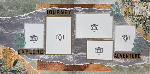 Journey Double Page Layout Kit