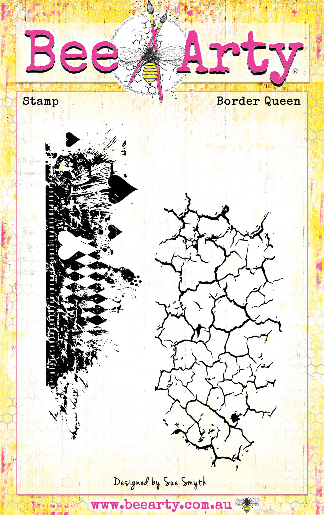 Border Queen - Clear Stamp Seta
