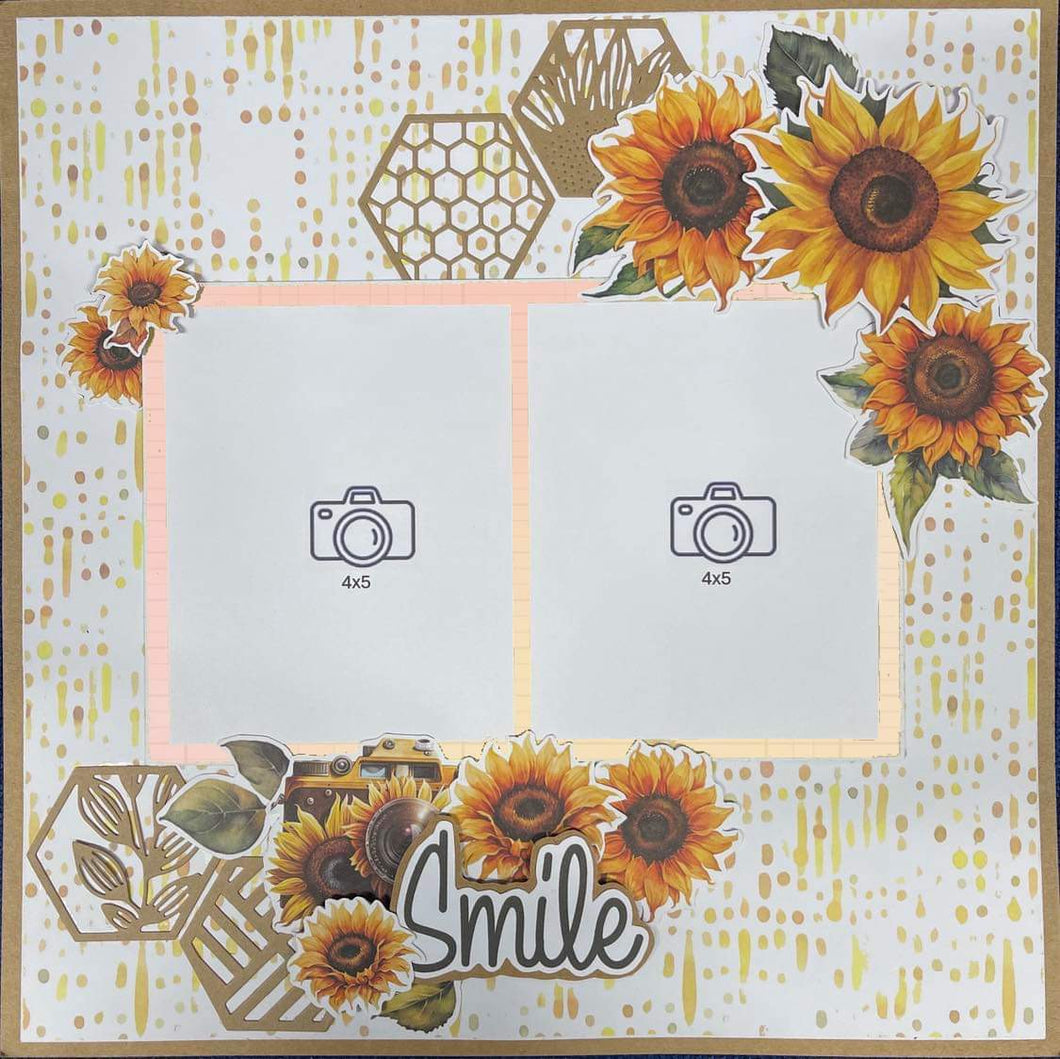 Sunny Smile Single Page Layout Kit