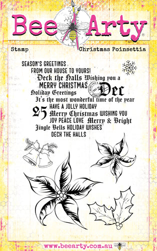 Christmas Poinsettia - Clear Stamp Set