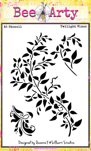 Twilight Vines - A5 Stencil