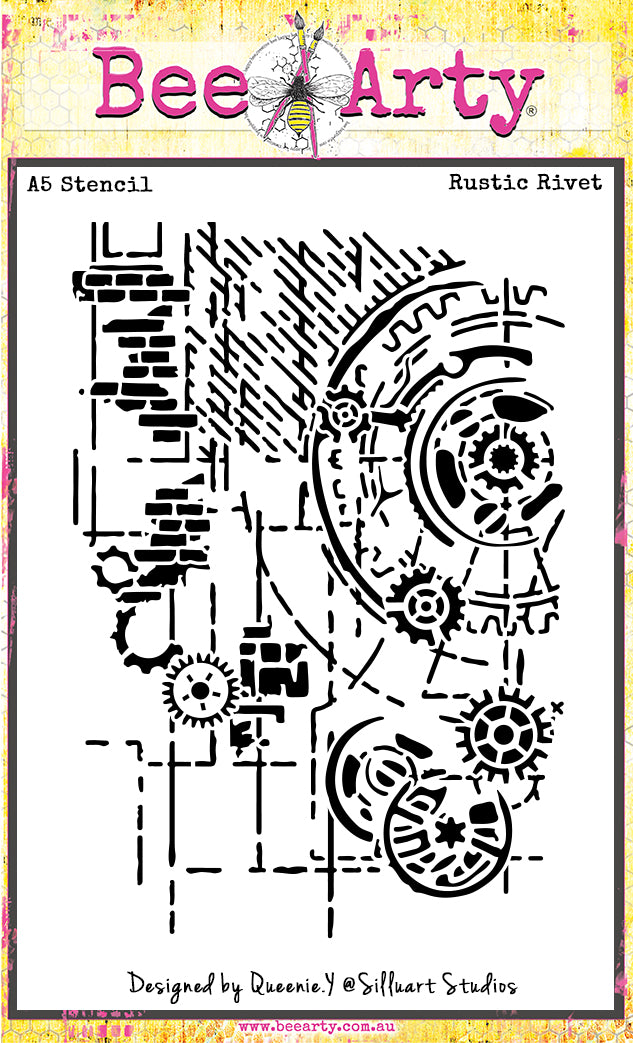 Rustic Rivet - A5 Stencil