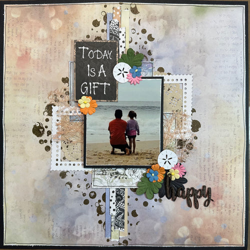 Today Is a Gift Single Page Layout Kit