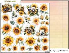 Load image into Gallery viewer, Sunflowers - 12&quot;x12&quot; Scrapbooking Paper