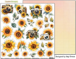 Sunflowers - 12"x12" Scrapbooking Paper