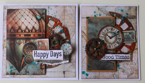 Paperific Steampunk Cards