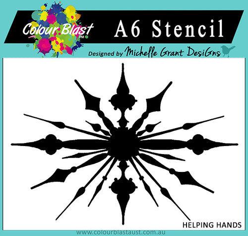 Helping Hands - A6 Stencil