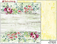 Load image into Gallery viewer, Garden Fence - 12&quot;x12&quot; Scrapbooking Paper