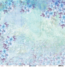 Load image into Gallery viewer, Garden Blue - 12&quot;x12&quot; Scrapbooking Paper