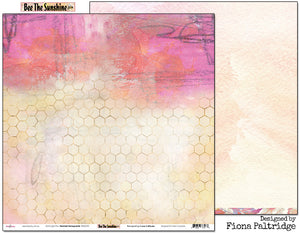 Painted Honeycomb - 12"x12" Scrapbooking Paper