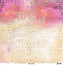 Load image into Gallery viewer, Painted Honeycomb - 12&quot;x12&quot; Scrapbooking Paper