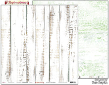 Load image into Gallery viewer, White Pickets - 12&quot;x12&quot; Scrapbooking Paper