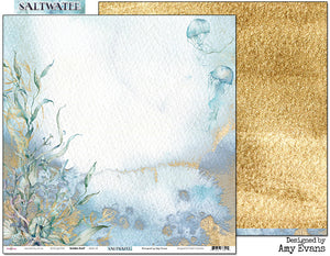 Golden Reef - 12"x12" Scrapbooking Paper