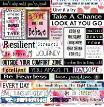 Load image into Gallery viewer, Free - 12&quot;x12&quot; Scrapbooking Paper - Word Sheet