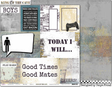 Load image into Gallery viewer, Play Hard - 12&quot;x12&quot; Scrapbooking Paper